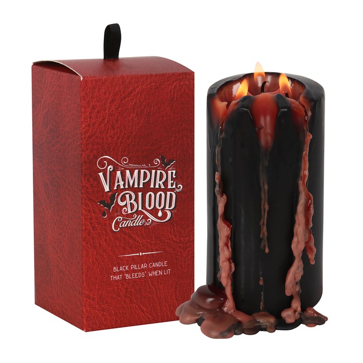 *Large* Vampire Blood Wax Pillar Unscented Candle