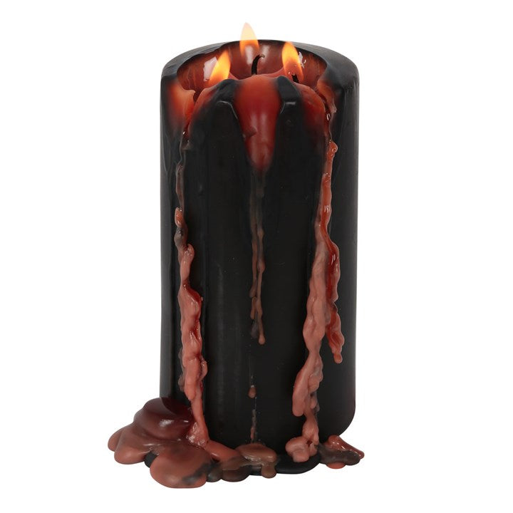 *Large* Vampire Blood Wax Pillar Unscented Candle