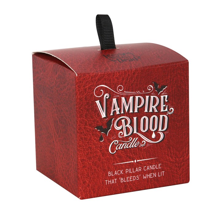 *Small* Vampire Blood Wax Pillar Unscented Candle